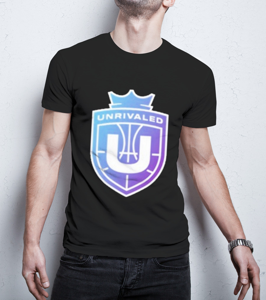 Unrivaled Gradient Basketball Crest T-Shirt