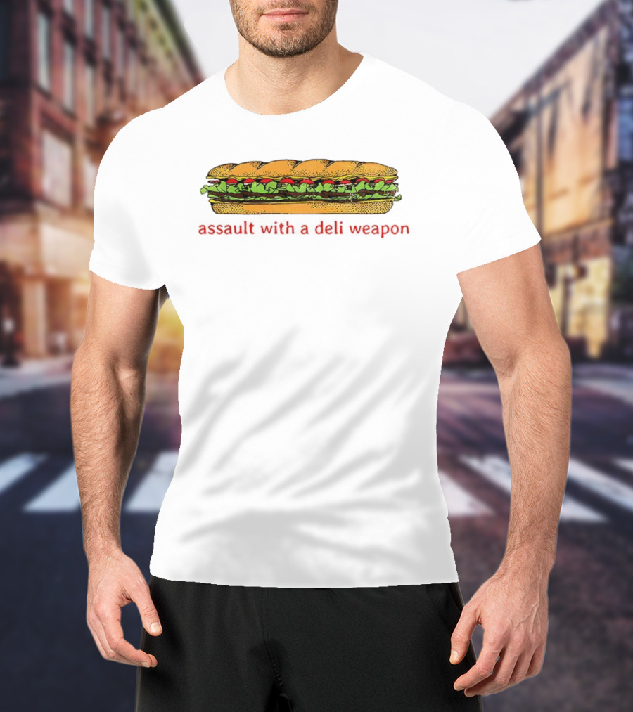 Assault With A Deli Weapon DC Sandwich Thrower Anti Ice Resist Sub Artistry T-Shirt