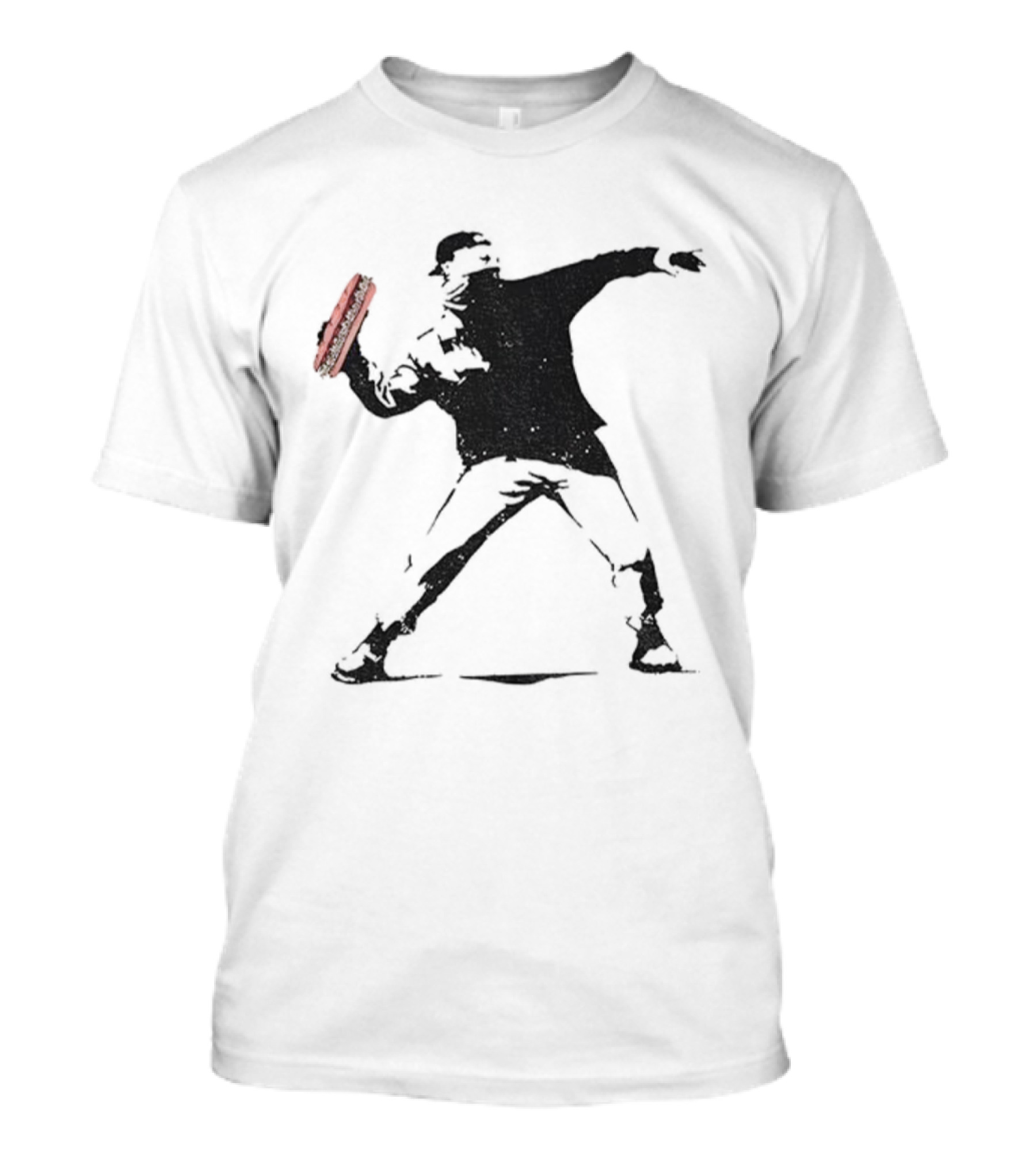 Sandwich Slinger FTW Iconic Sandwich Revolution Guy Throwing Sandwich T-Shirt