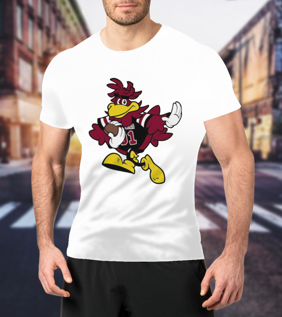 University Of South Carolina Cocky 01 Football Mascot T-Shirt