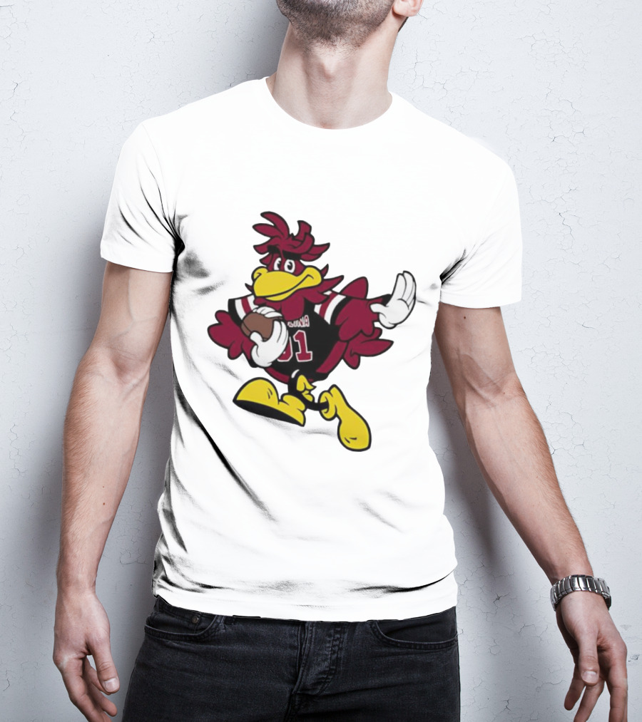 University Of South Carolina Cocky 01 Football Mascot T-Shirt