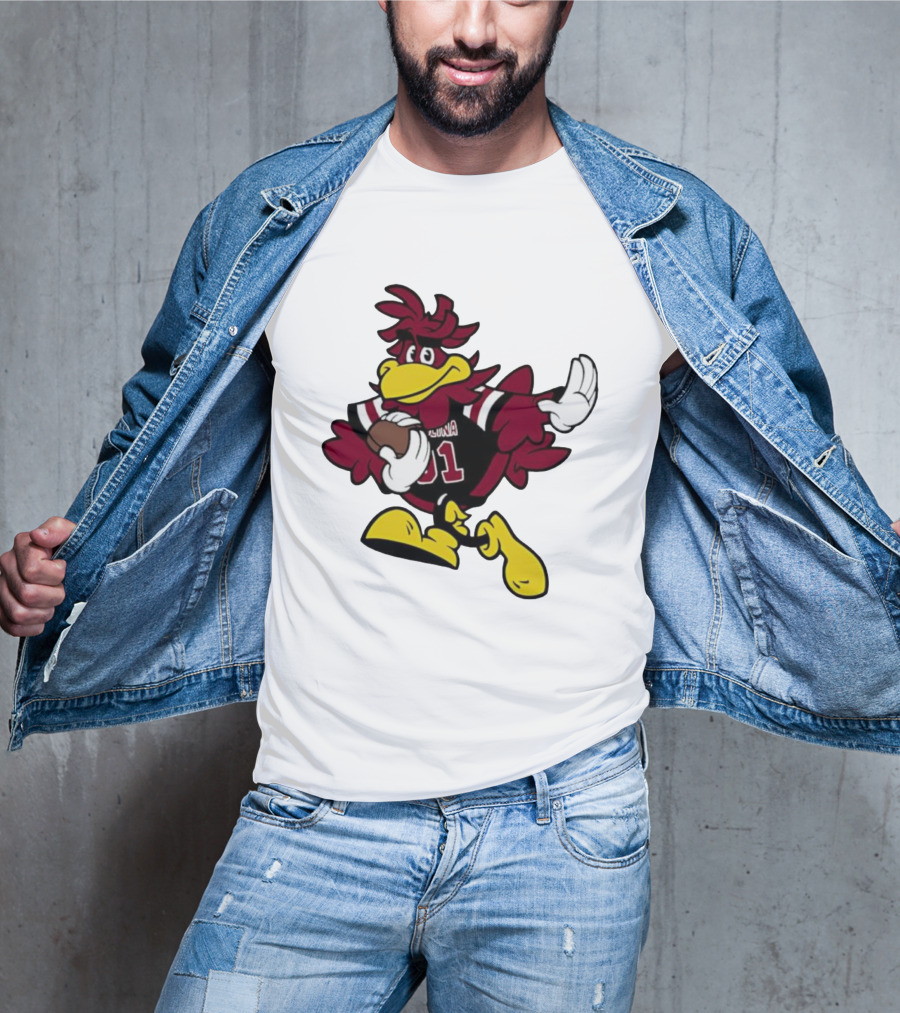 University Of South Carolina Cocky 01 Football Mascot T-Shirt
