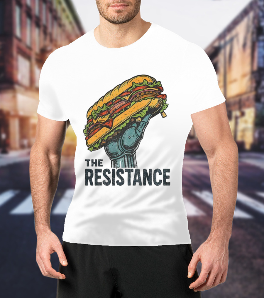 The Resistance Sandwich Fist Abolish ICE Washington T-Shirt
