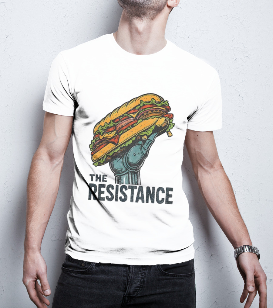 The Resistance Sandwich Fist Abolish ICE Washington T-Shirt