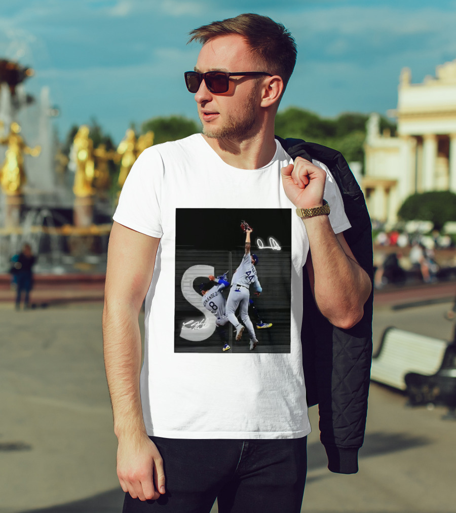 World Series Game 7 Hernández 8 Pages 44 Signatures T-Shirt