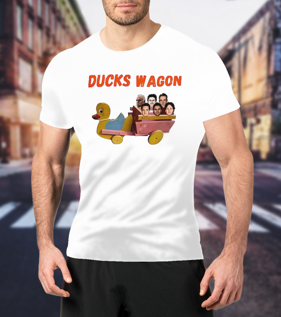 Anaheim Ducks Wagon With Faces T-Shirt