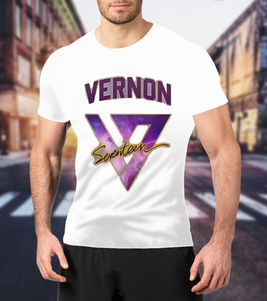 Seventeen World Tour Vernon Collaboration With Los Angeles Lakers T-Shirt