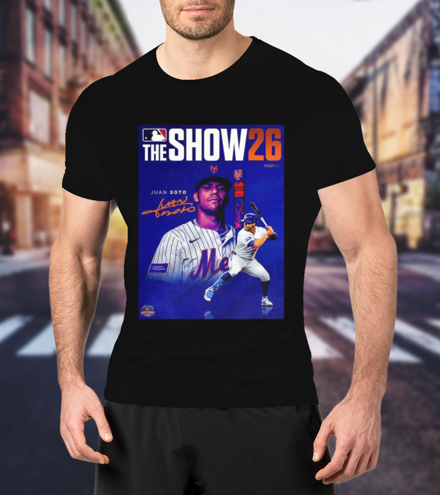 The Show 26 Juan Soto Mets Signature Edition MLB T-Shirt