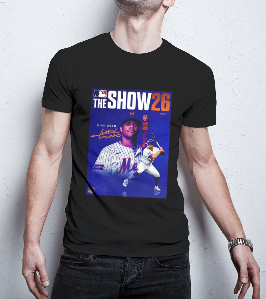 The Show 26 Juan Soto Mets Signature Edition MLB T-Shirt