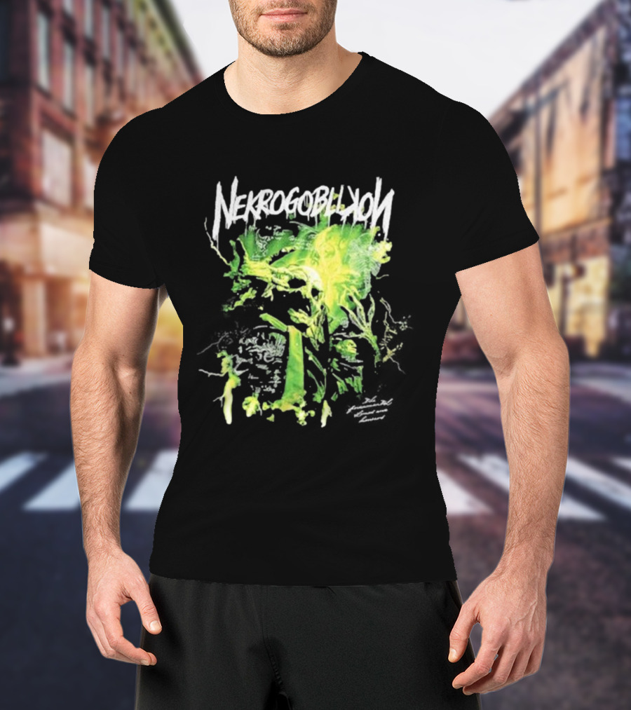 Nekrogoblikon Lightning The Fundamental Slimes And Humours Goblin Art T-Shirt