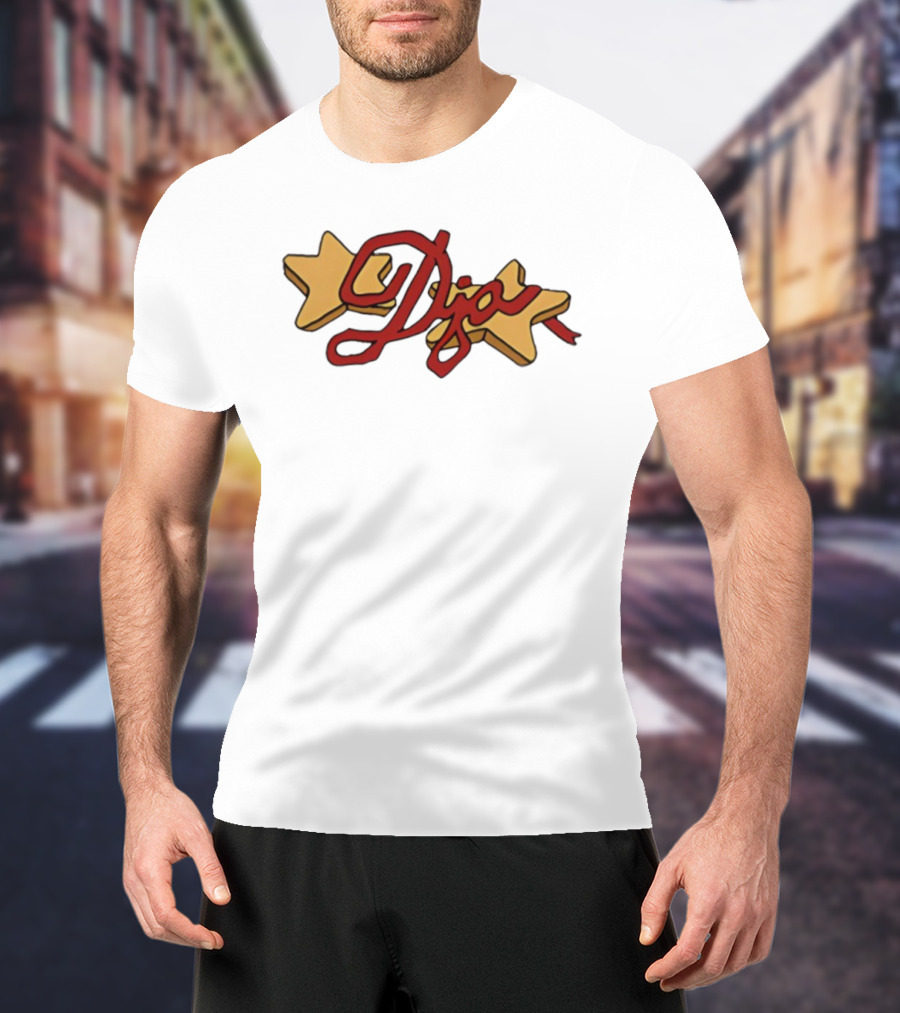 Djo Another Bite Tour 2025 Star Icons Red Letters T-Shirt