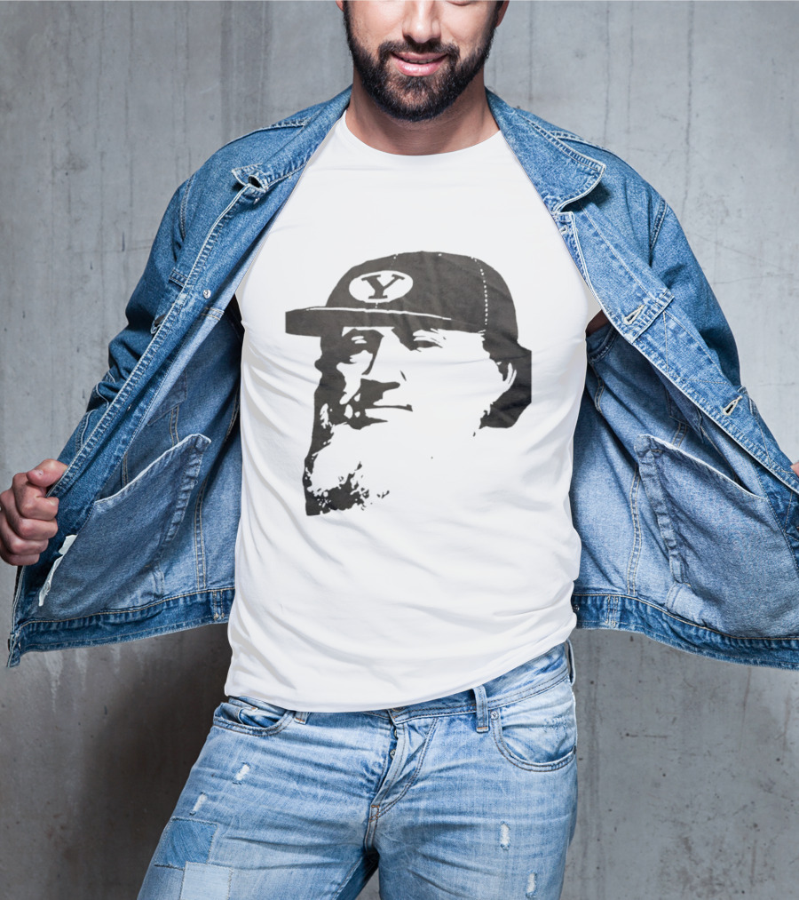 Flat Brim Brigham Young University Y Cougars Hat T-Shirt