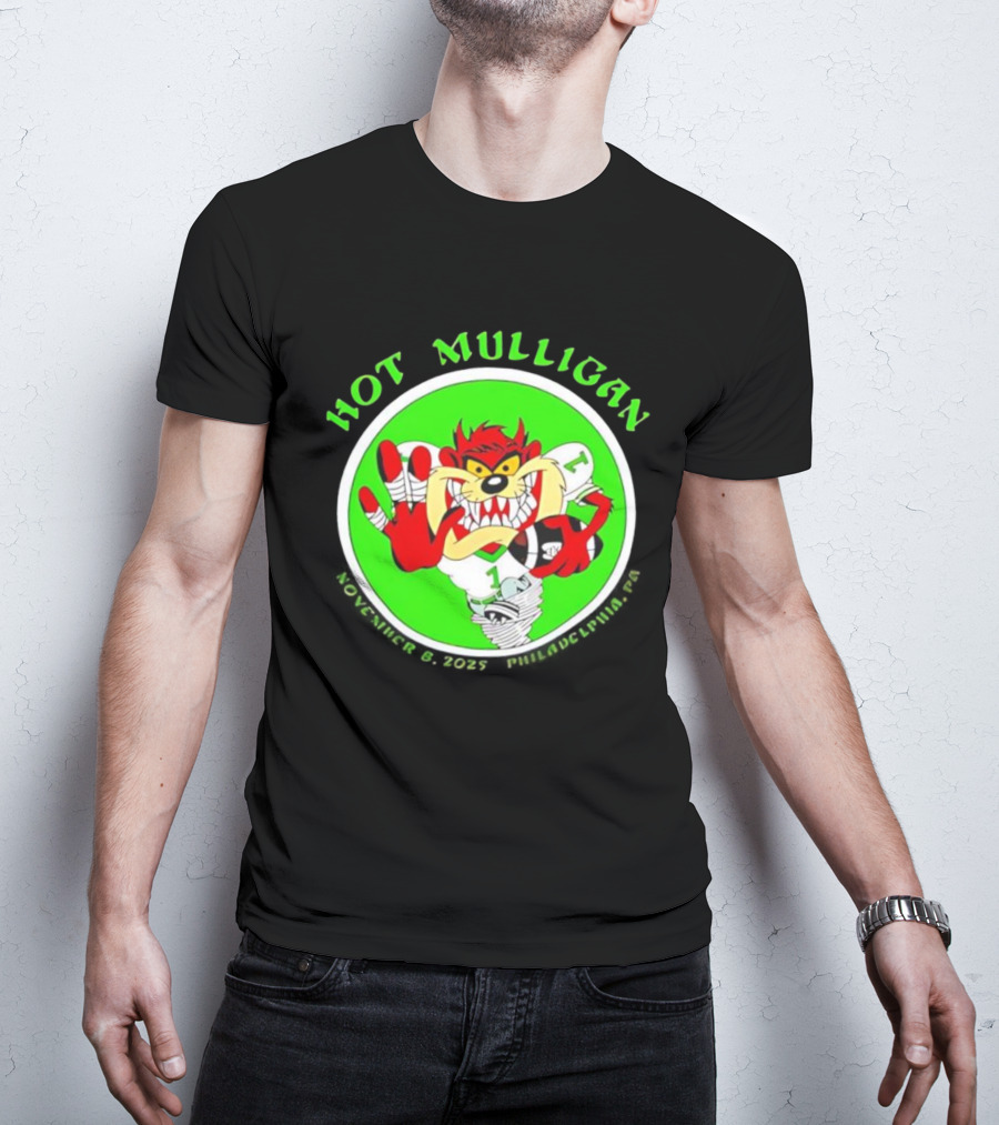 Hot Mulligan The Fillmore Philadelphia Nov 8th 2025 Looney Tunes Character T-Shirt