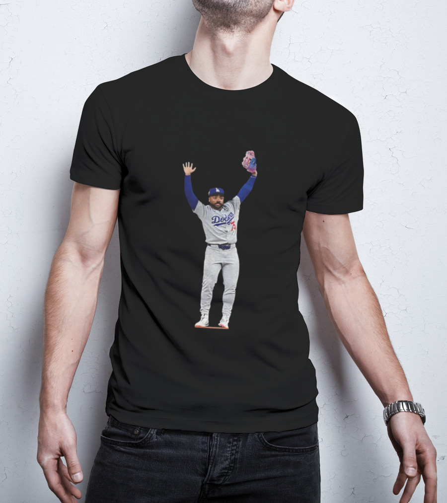 Justin Dean Meme Los Angeles Dodgers MLB Baseball Player World Series 2025 T-Shirt