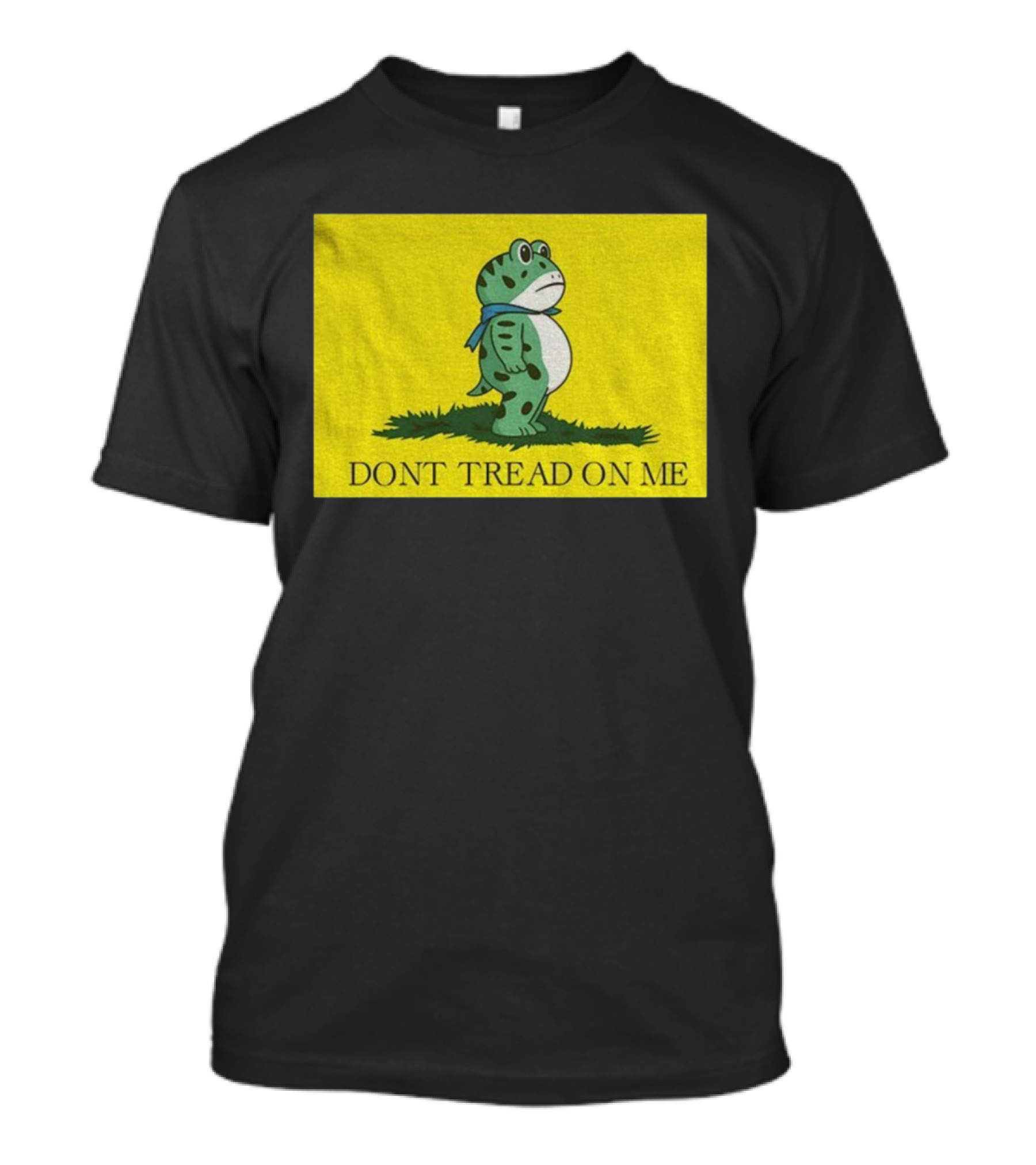 Portland I.C.E. Protest Frog Don't Tread On Me Gadsden Flag T-Shirt
