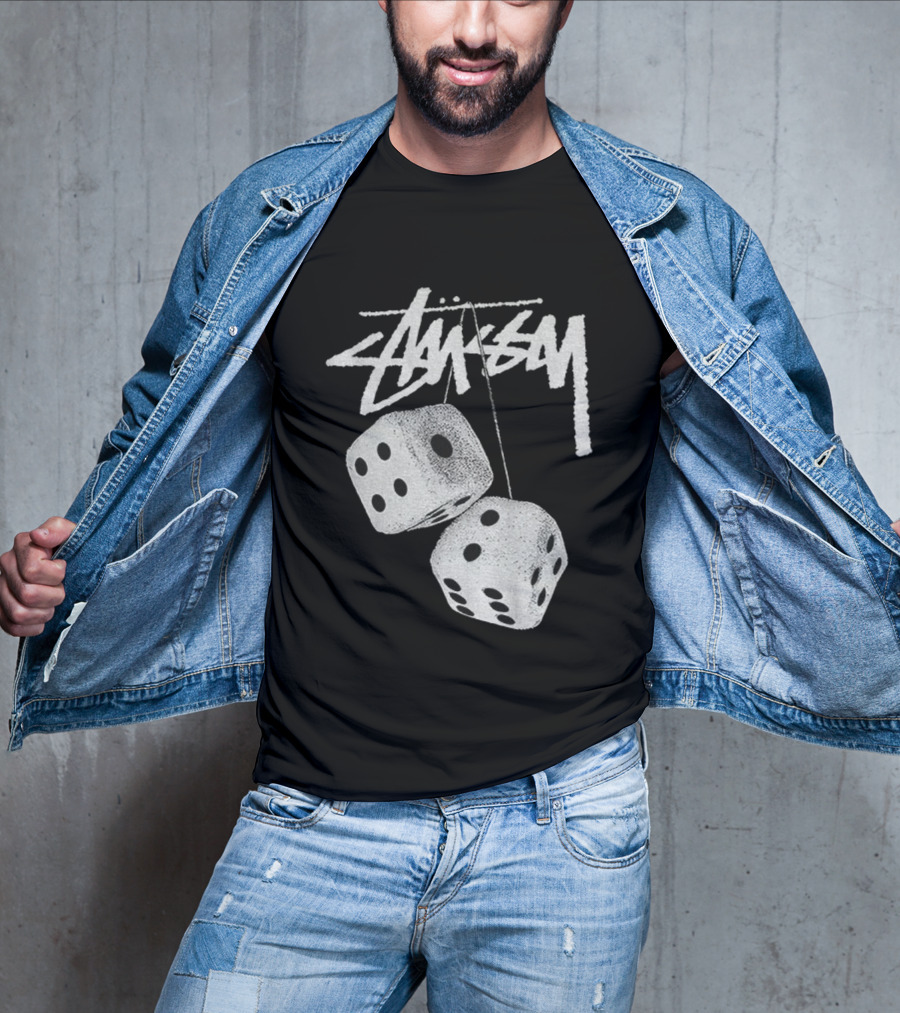 Stussy Hanging Dice Vintage Style T-Shirt