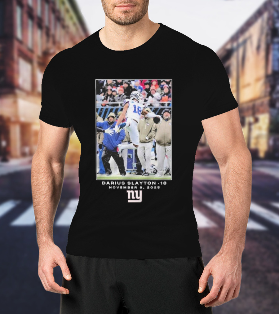 Darius Slayton New York Giants NFL Week 10 November 9 2025 T-Shirt