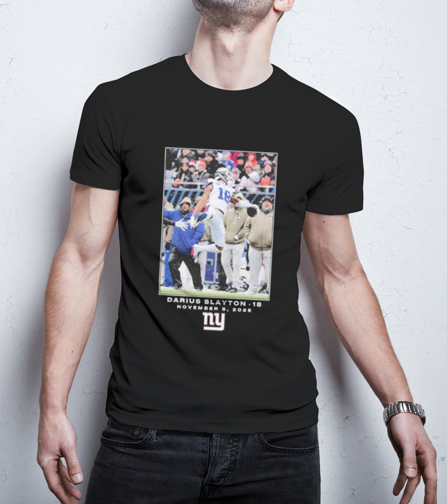 Darius Slayton New York Giants NFL Week 10 November 9 2025 T-Shirt
