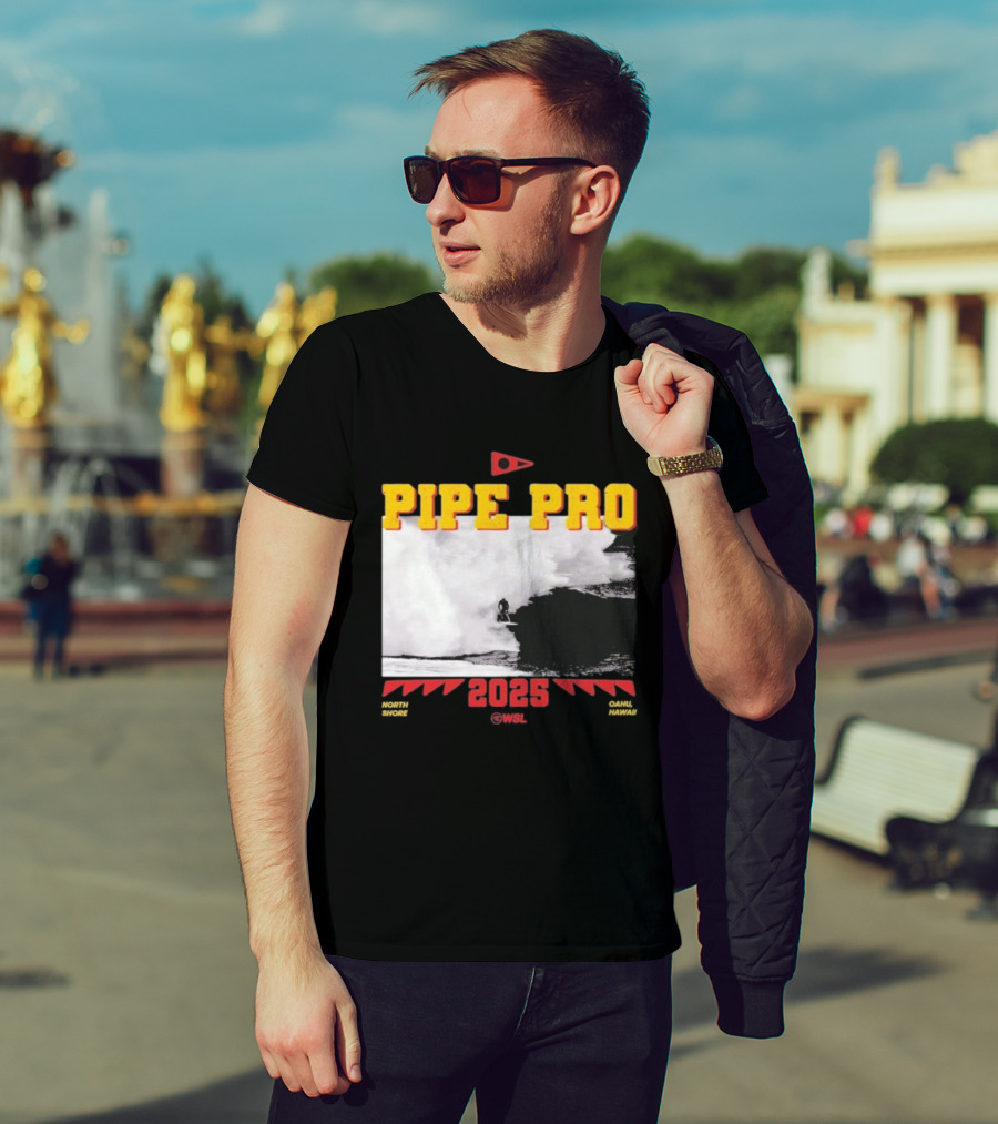 Florence Marine X Pipe Pro 2025 North Shore Oahu Hawaii WSL T-Shirt