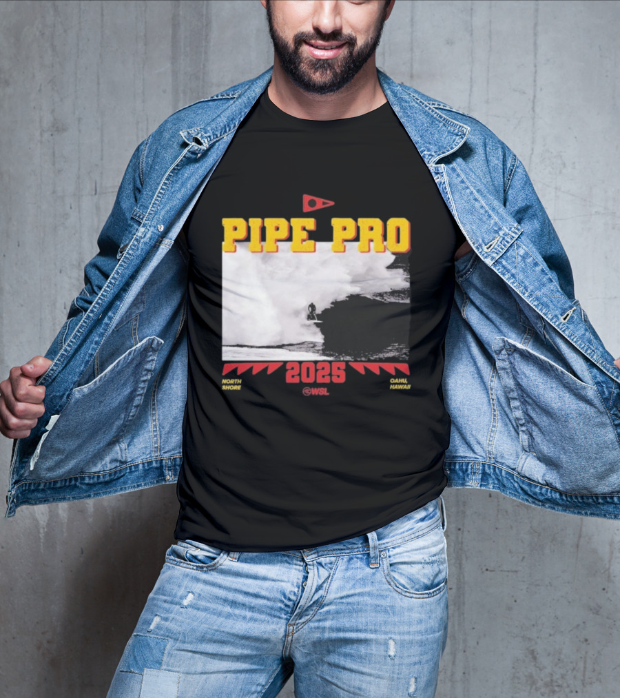Florence Marine X Pipe Pro 2025 North Shore Oahu Hawaii WSL T-Shirt