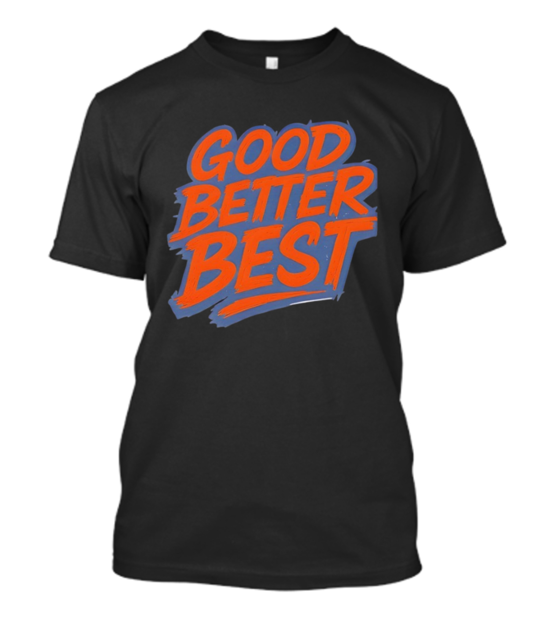 Good Better Best Bold Lettering Chicago Bears T-Shirt