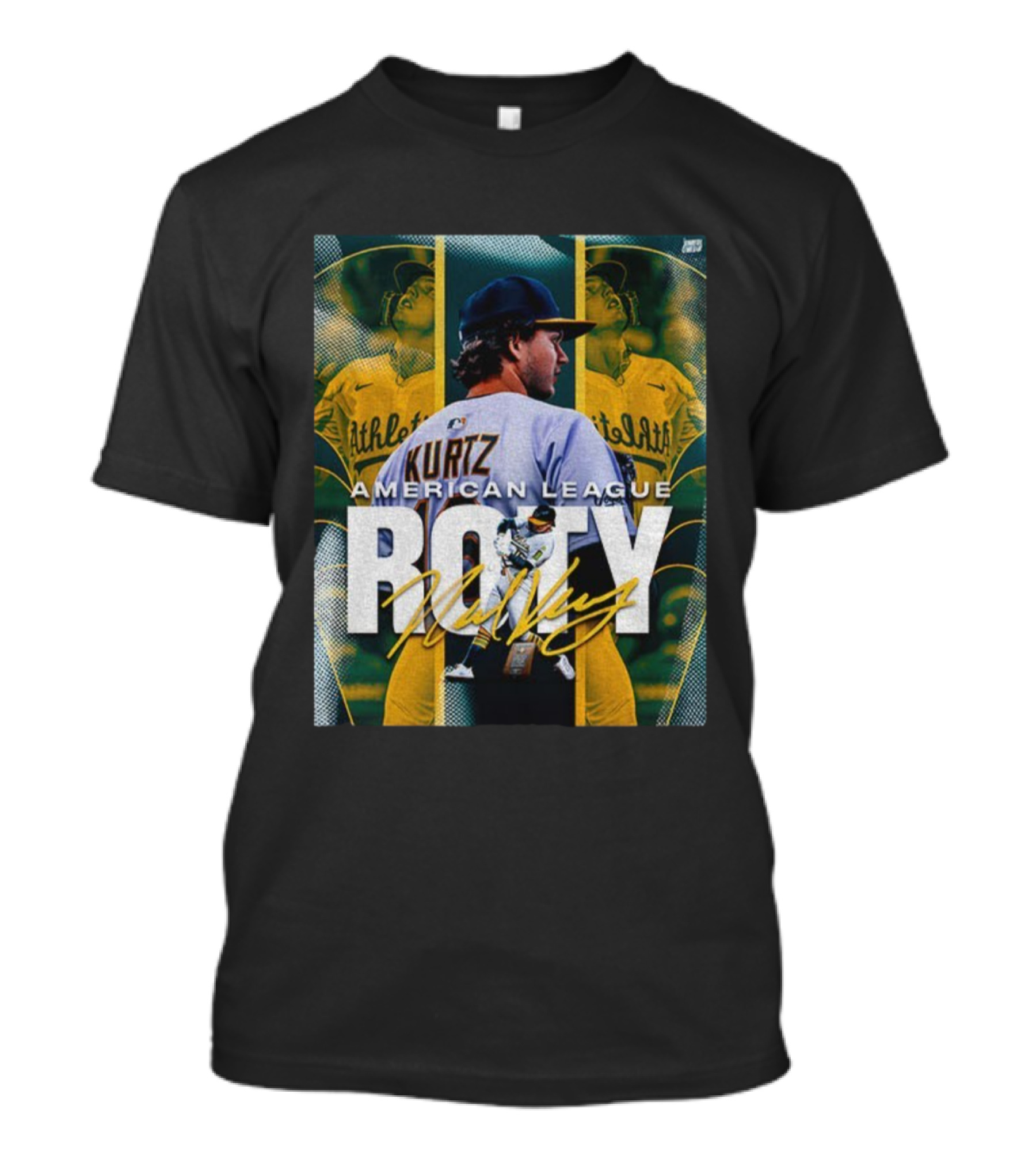 Kurtz American League ROTY Athletics Signature T-Shirt