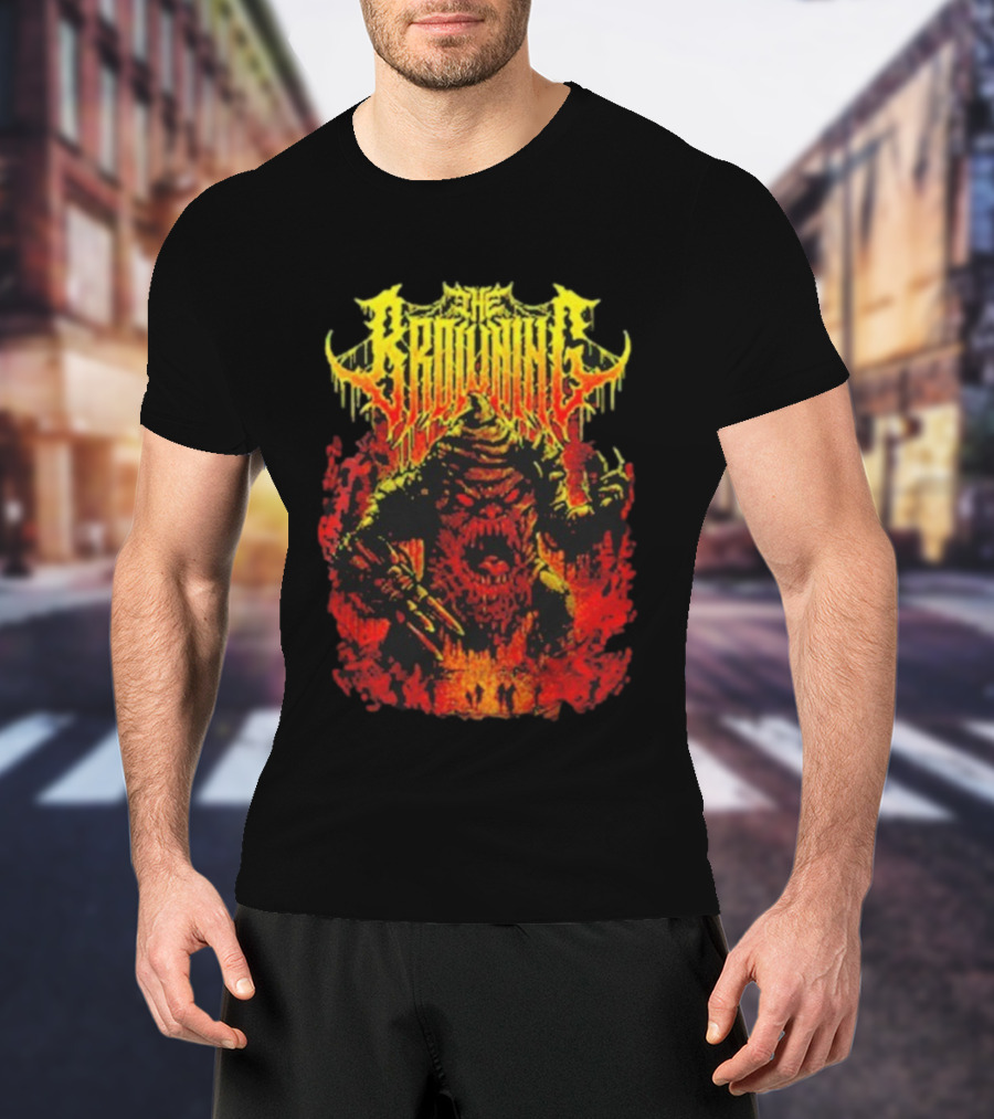 The Browning Burn This World Evolved USA Tour 2025 Destroyer Monster Fire T-Shirt