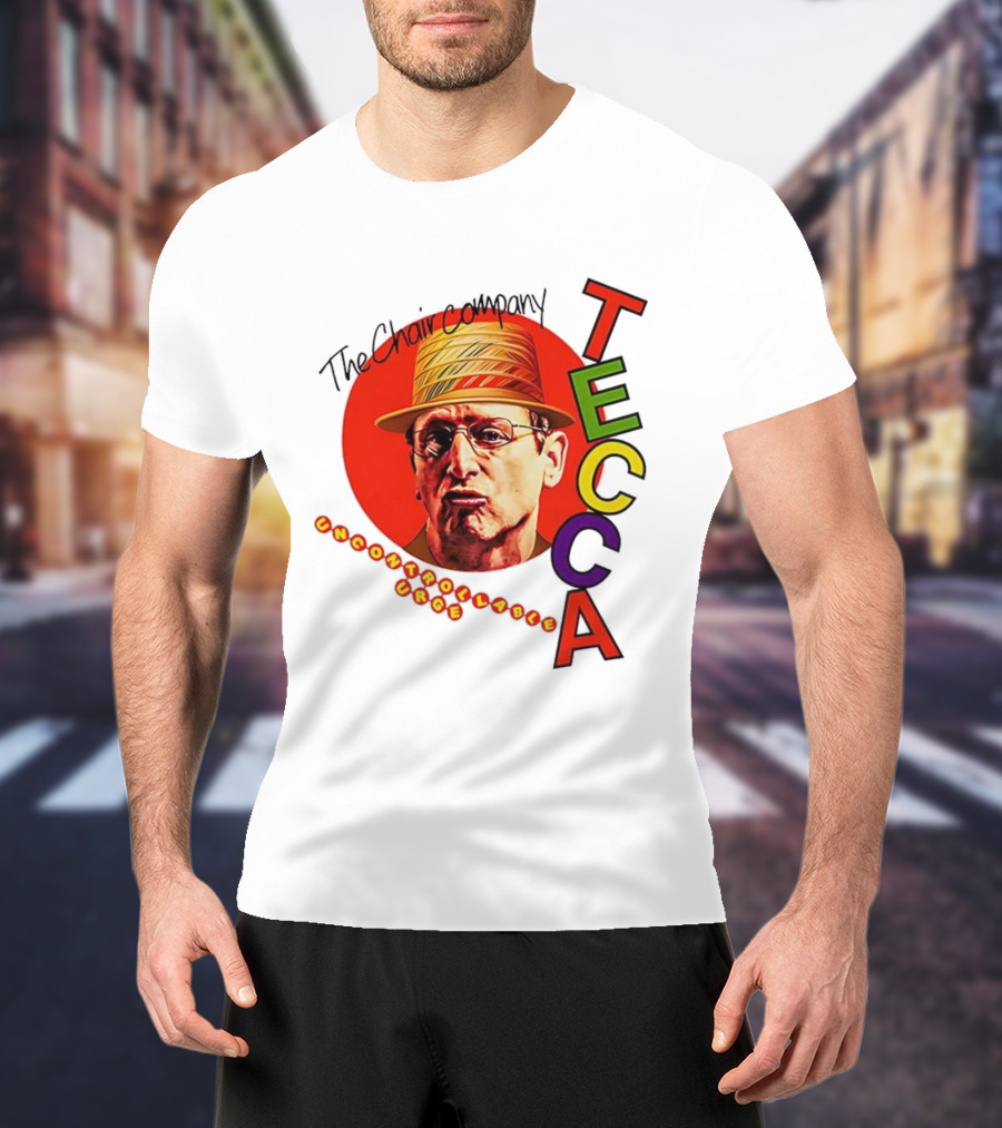 Tim Robinson The Chair Company Uncontrollable Urge Tecca Hat Portrait T-Shirt