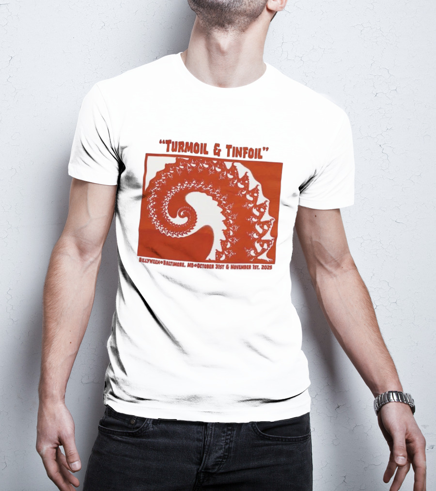Turmoil And Tinfoil Intricate Spiral Pattern Billyween Baltimore T-Shirt