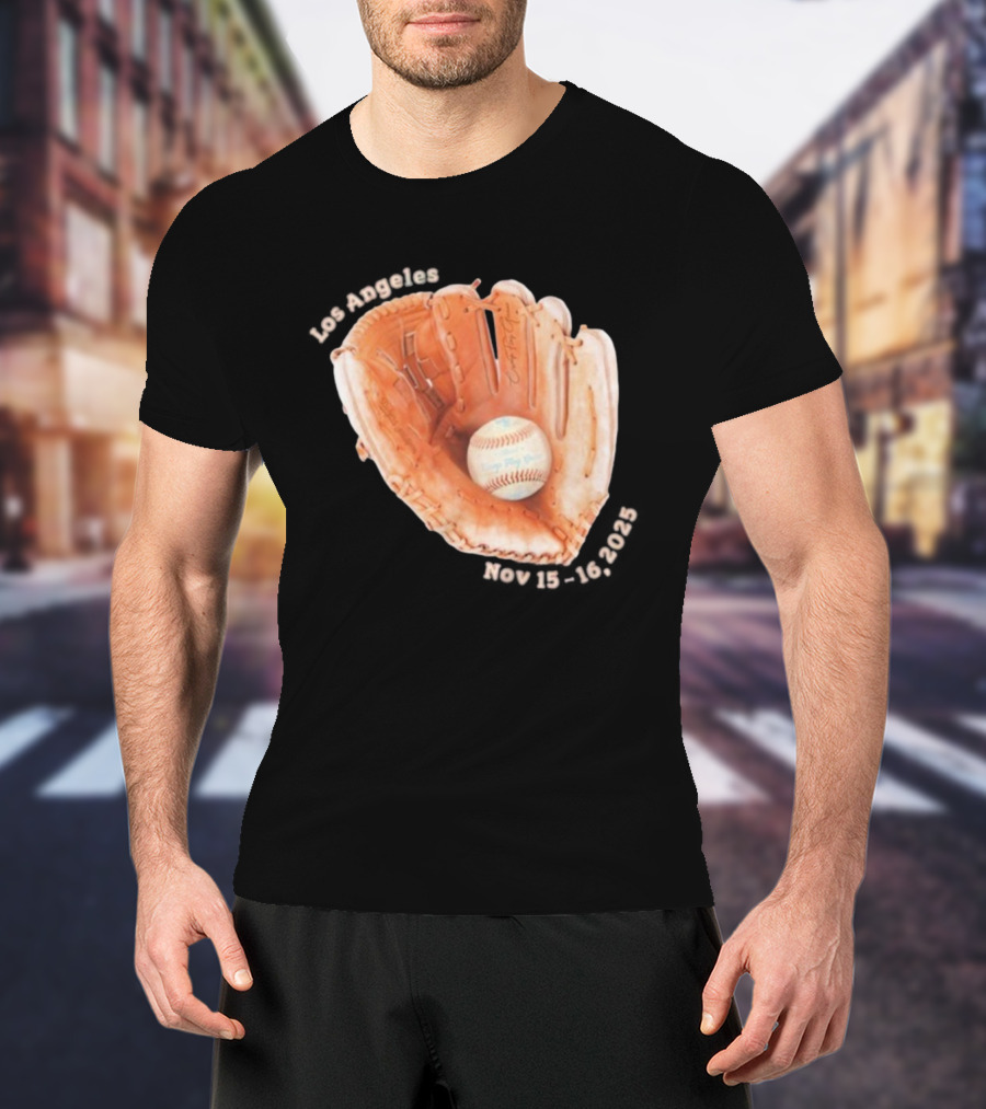 Camp Flog Gnaw Dodgers Stadium Nov 15 16 2025 Event Baseball Glove T-Shirt