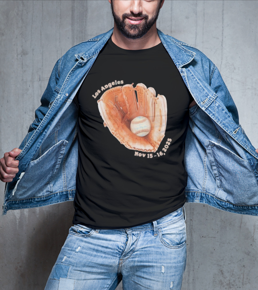 Camp Flog Gnaw Dodgers Stadium Nov 15 16 2025 Event Baseball Glove T-Shirt