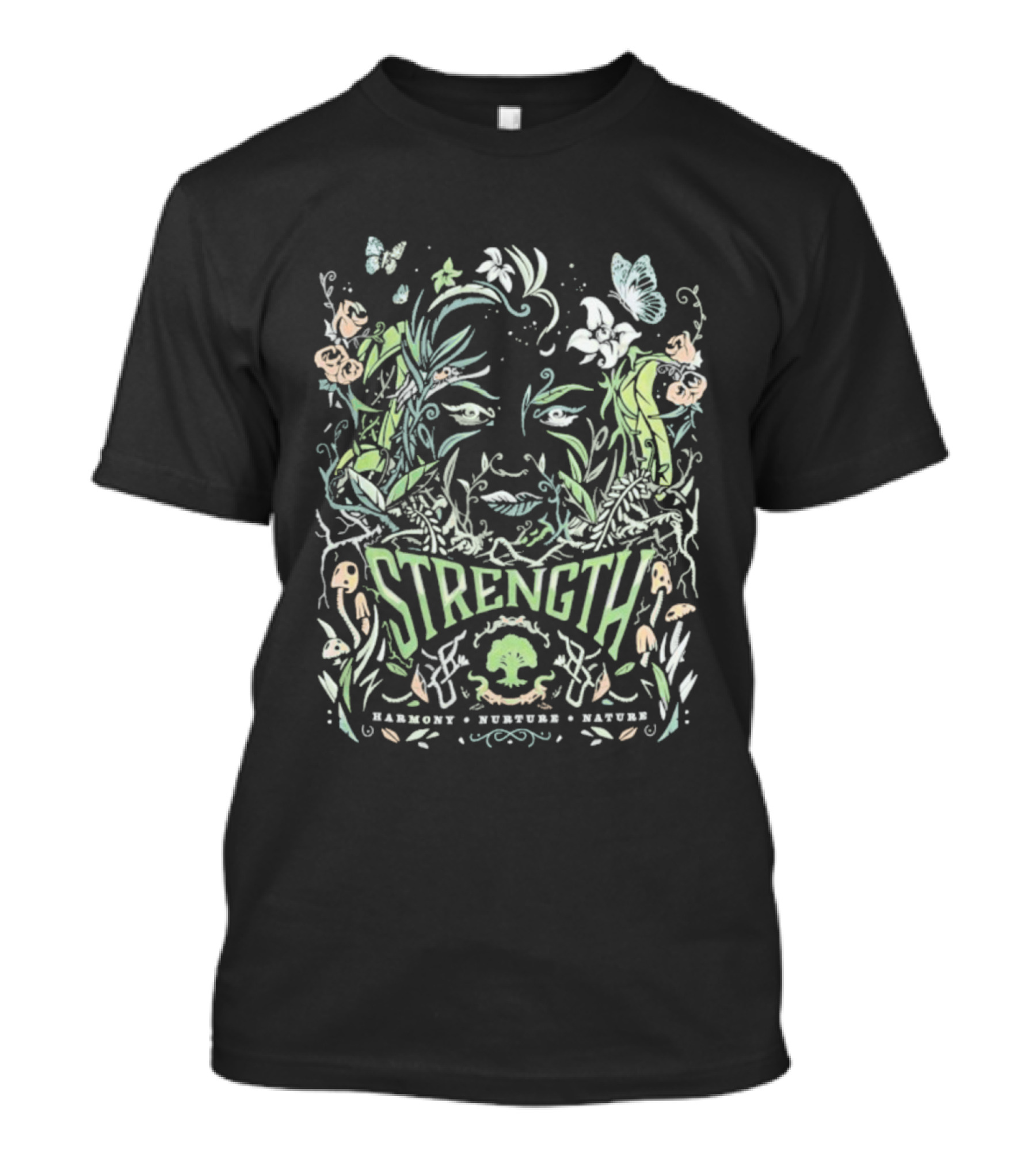 Strength Magic The Gathering Harmony Nurture Nature Mana Grail T-Shirt