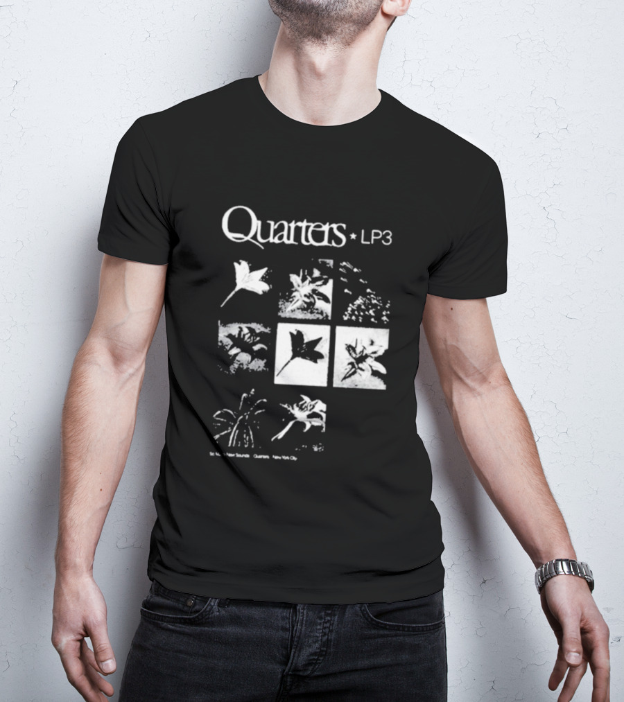 Quarters LP3 Flower Botanical Frames By The Departed Proceeds By Annie Hamilton T-Shirt
