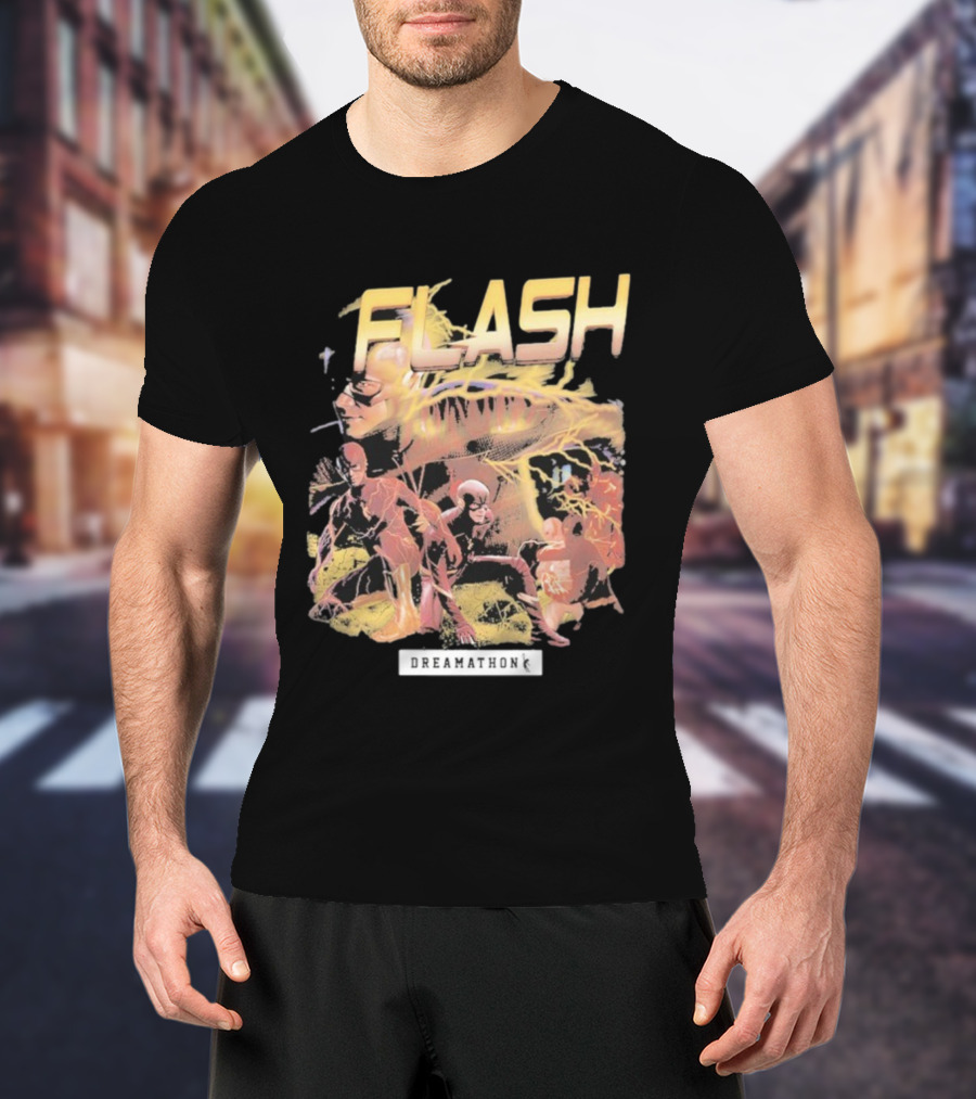 Flash Dreamathon Comic Heroes Lightning Collaboration T-Shirt