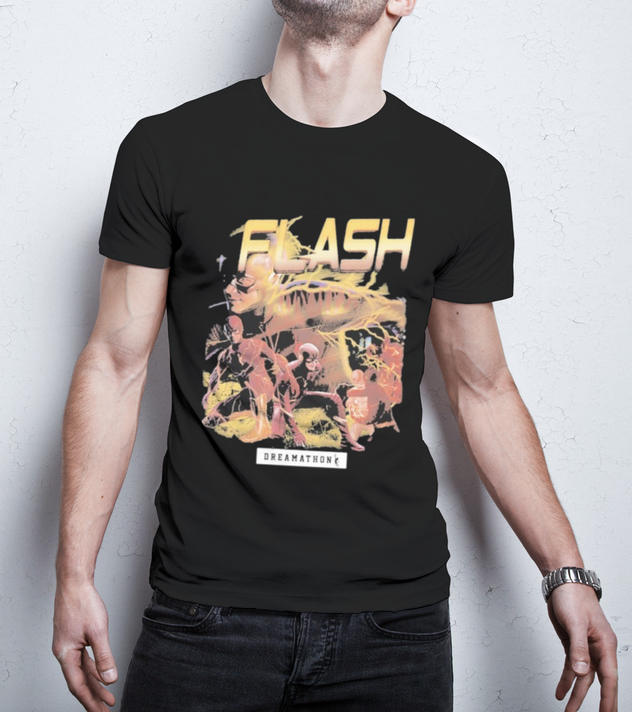 Flash Dreamathon Comic Heroes Lightning Collaboration T-Shirt