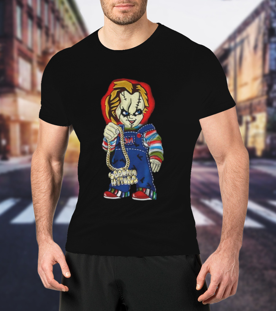 Chucky Child’s Play Second Nature Halloween Horror Figurine Chain T-Shirt