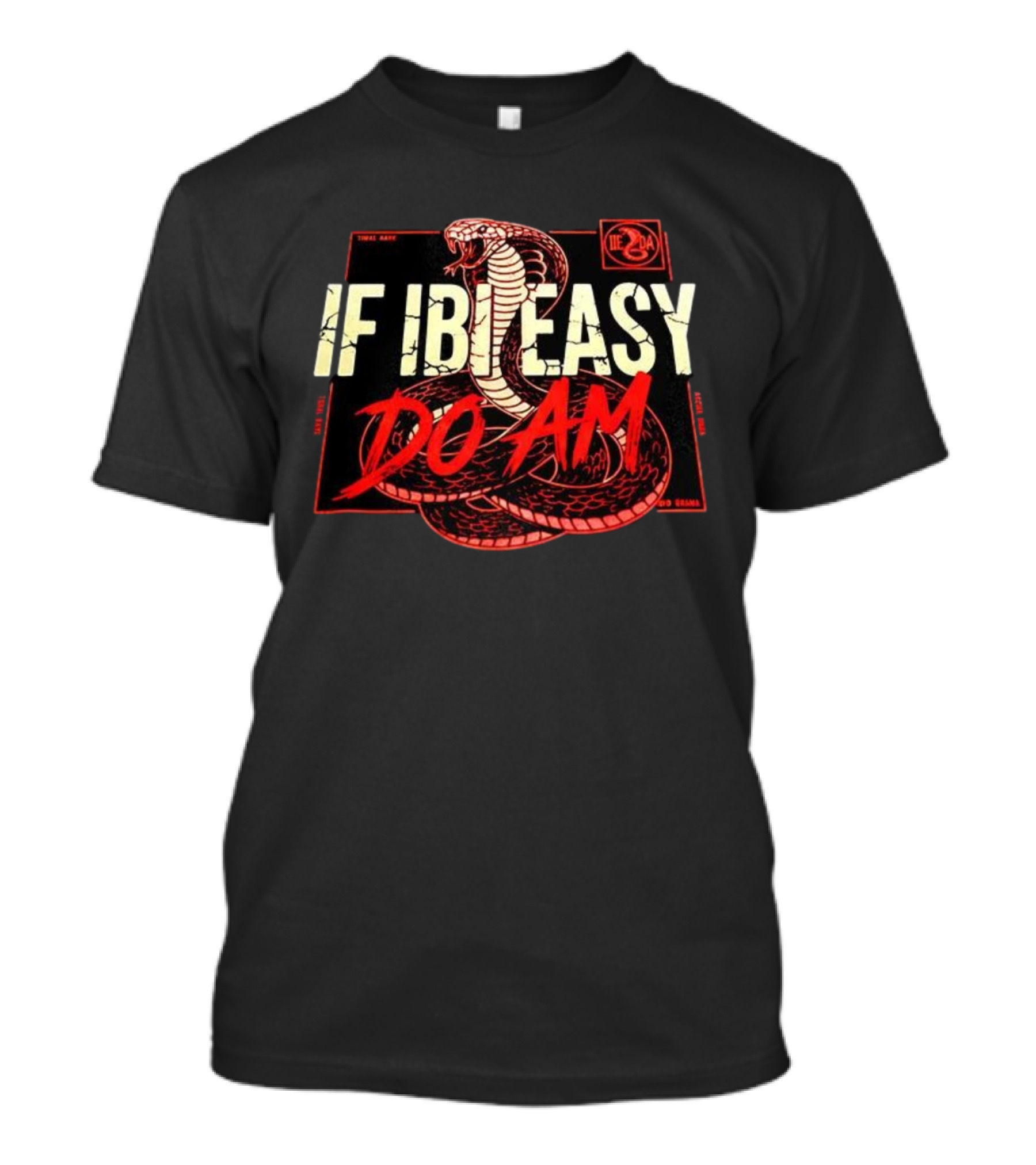 If IbI Easy Do Am Snake Illustration T-Shirt