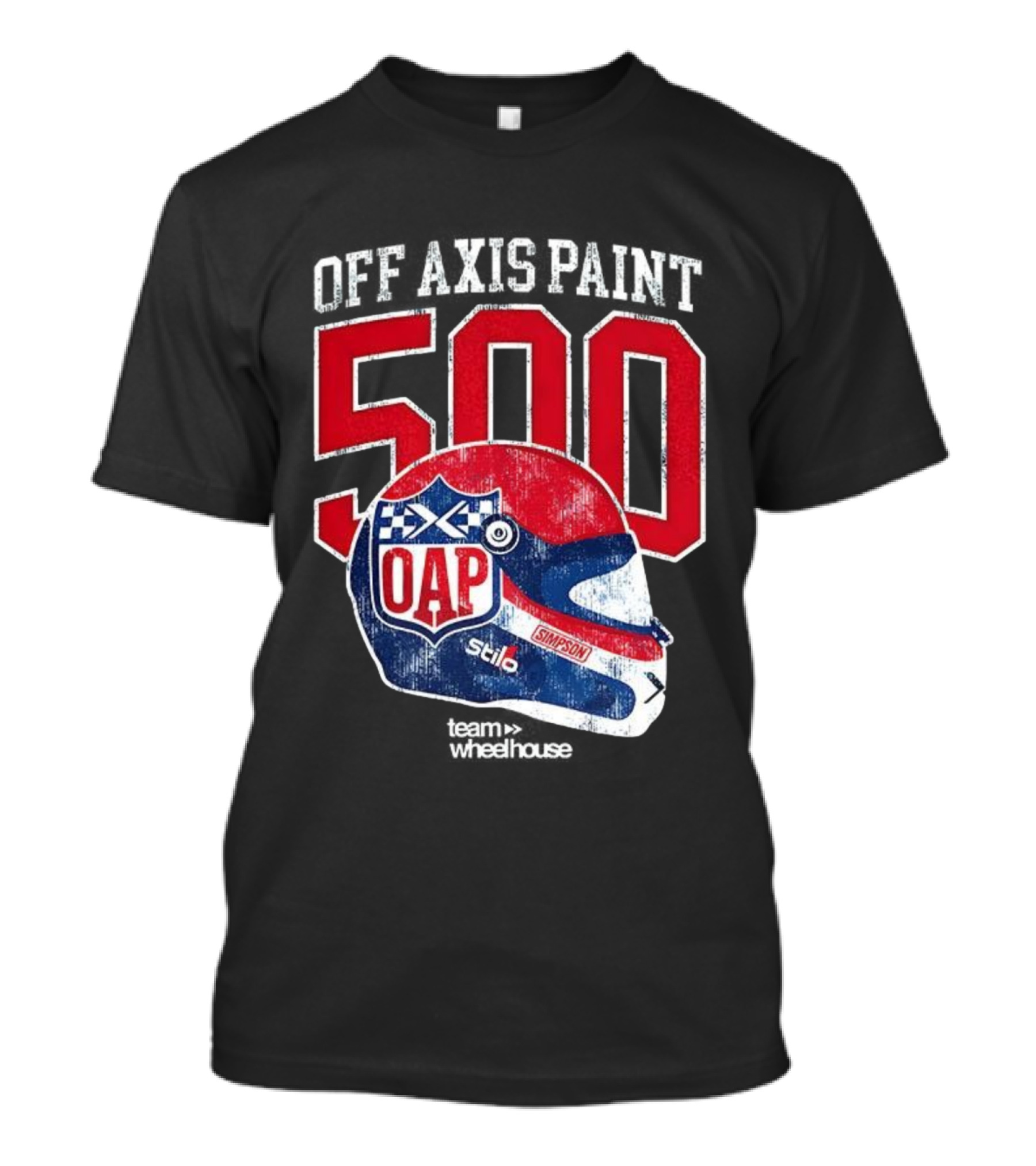 Off Axis Paint 500 OAP Helmet Stilo Simpson Racing T-Shirt