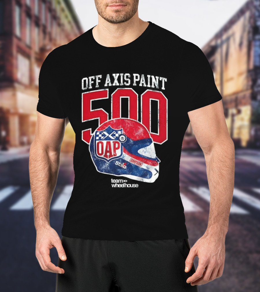 Off Axis Paint 500 OAP Helmet Stilo Simpson Racing T-Shirt