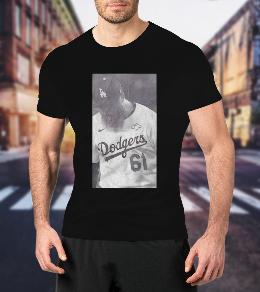 Will Klein 61 Los Angeles Dodgers MLB Baseball Vintage 2025 Commemorative Apparel T-Shirt