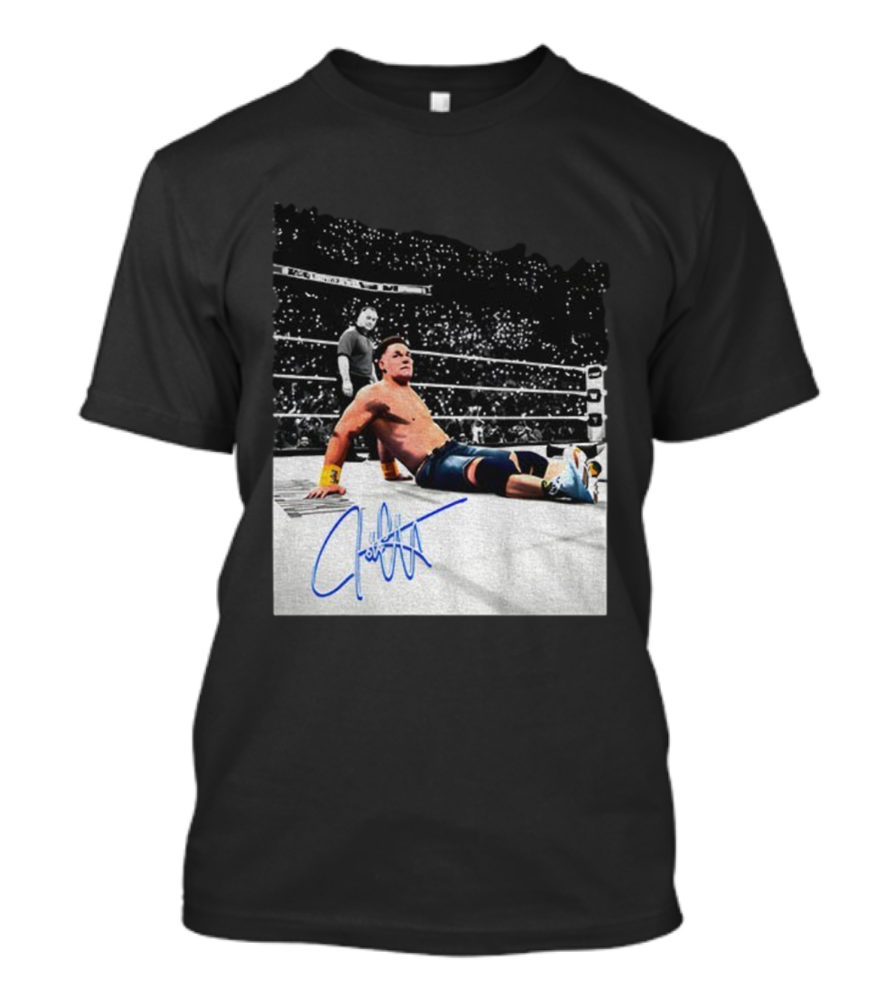 John Cena Autograph Grand-Slam Champion The Last Time Is Now WWE 2025 T-Shirt
