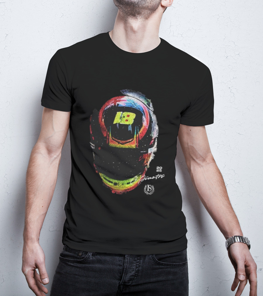 Oscar Piastri F1 Helmet 81 Racing Colors T-Shirt