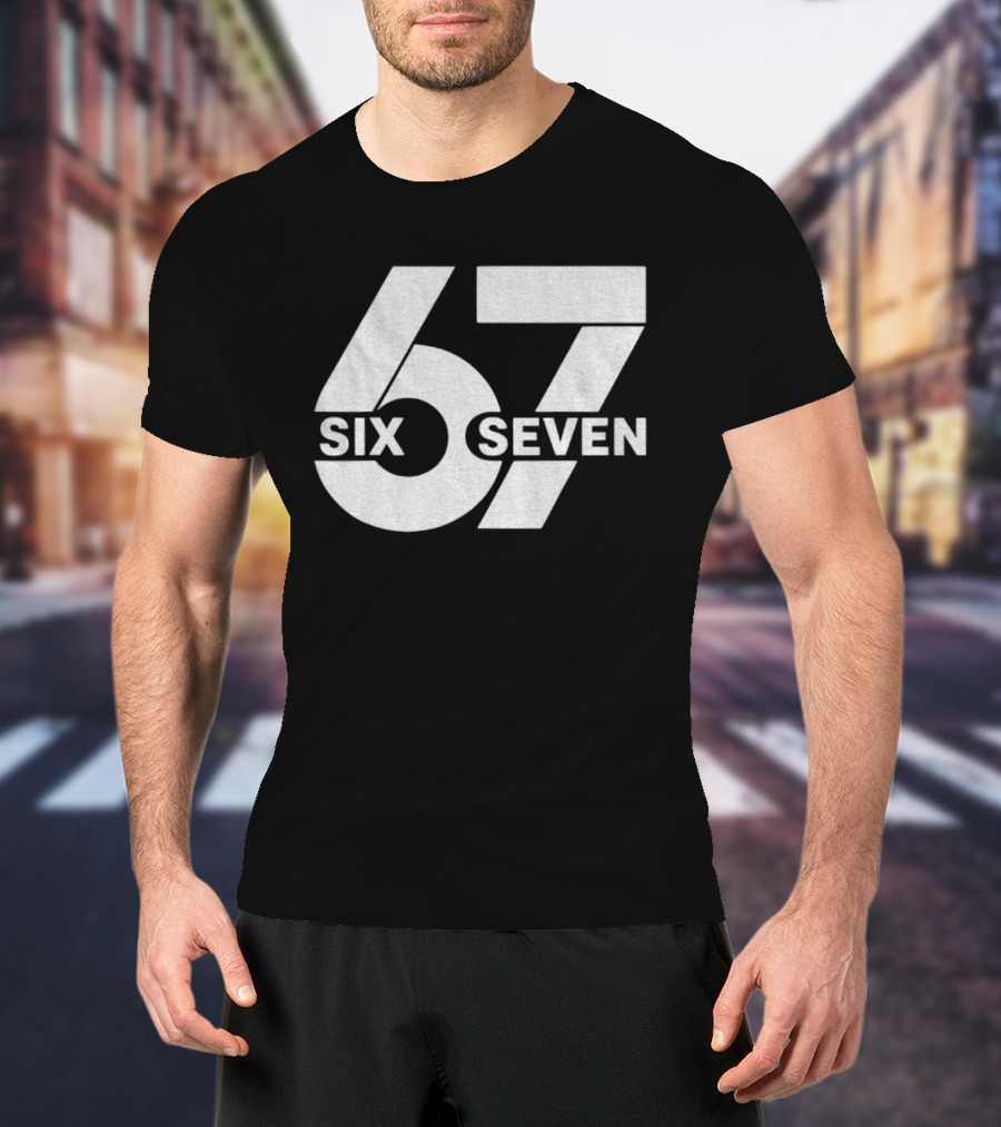 Six Seven 67 Meme Trendy Design T-Shirt
