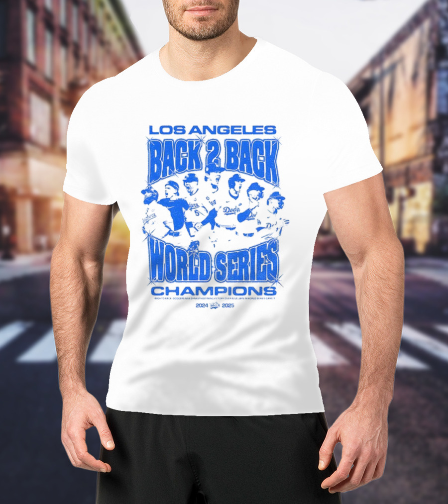 Los Angeles Back 2 Back World Series Champions 1992-1993 T-Shirt