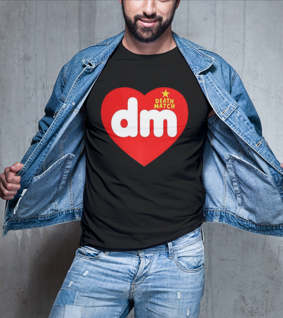 DM DeathMatch Heart Beanbag Bear T-Shirt