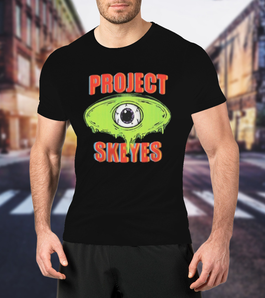 Project Skeyes Groovy Society Eye Motif T-Shirt