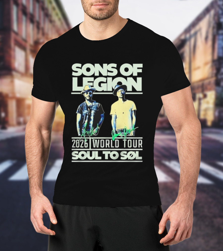Sons Of Legion 2026 World Tour Soul To SoL Adam McInnis And Daddy Jack T-Shirt