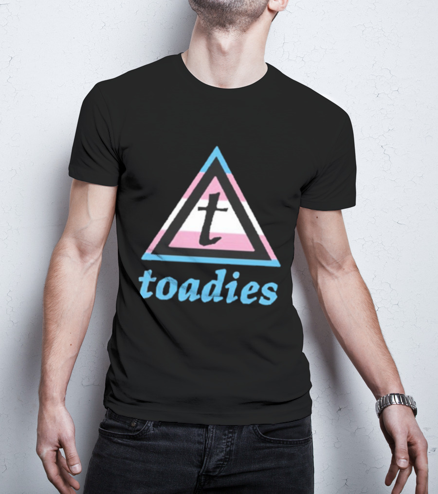 Toadies Trans Flag Triangle Pattern T-Shirt