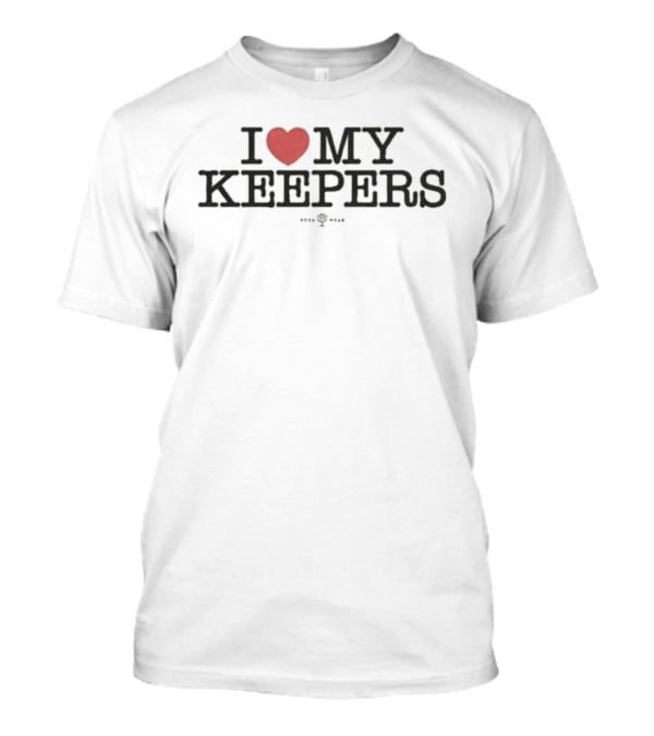 I Love My Keepers Soccer Goalkeeper Heart T-Shirt