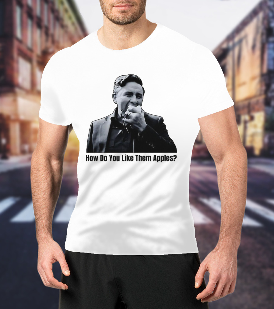 Pierre Poilievre Eating Apple Meme How Do You Like Them Apples T-Shirt
